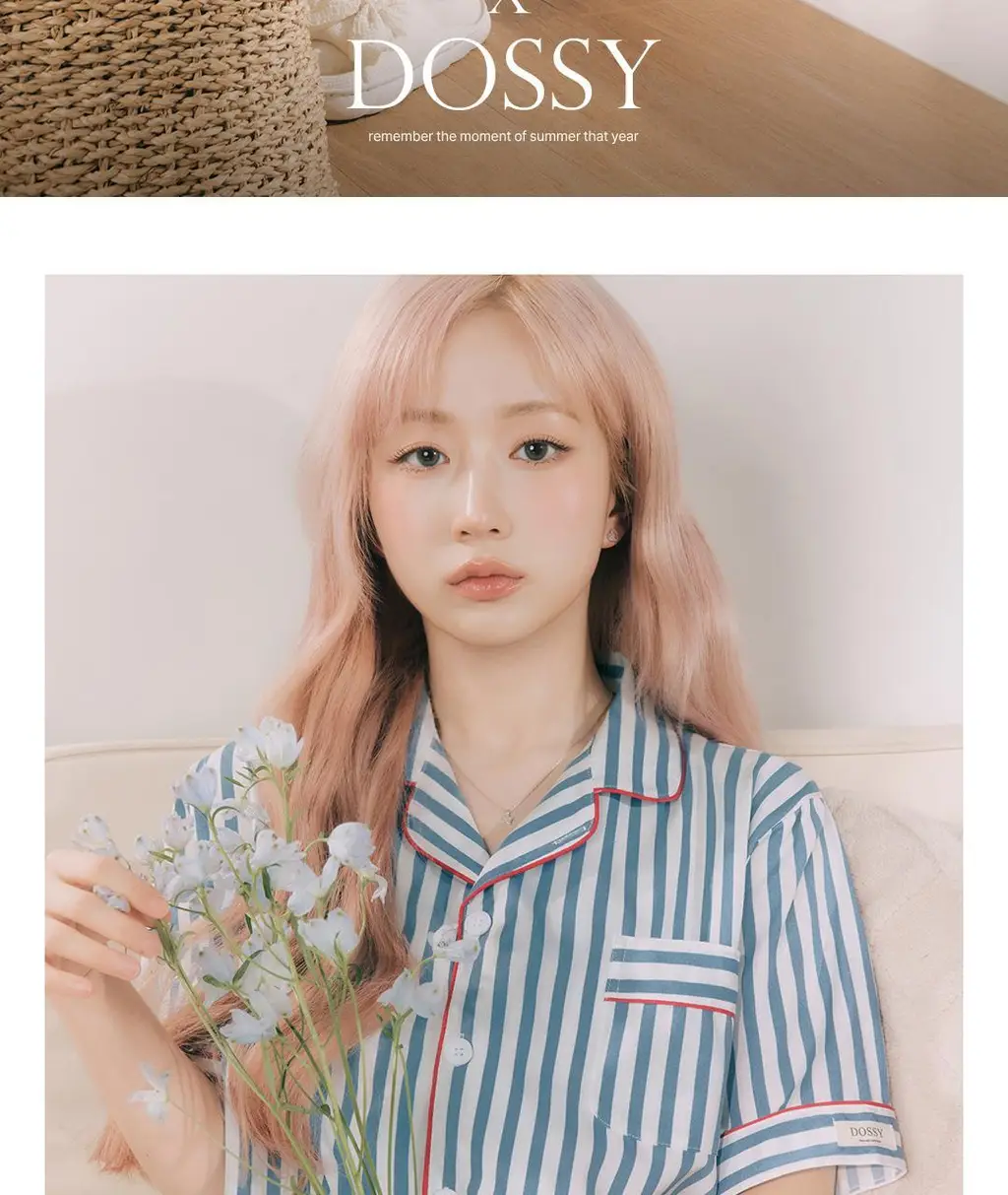 [해원 Pick] 도씨 실크핏 토브 반팔 커플 잠옷 세트 상세페이지 2
